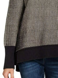 Zenana Exposed Seam Two Tone Ribbed Sweater - Trendsi - Flyclothing LLC