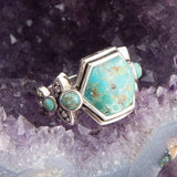 Emile Blue Turquoise and Sterling Silver Ring - Barse Jewelry - Flyclothing LLC