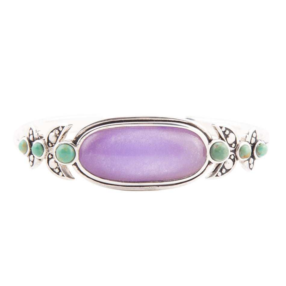 Emile Purple Quartz Sterling Silver Cuff Bracelet - Barse Jewelry - Flyclothing LLC