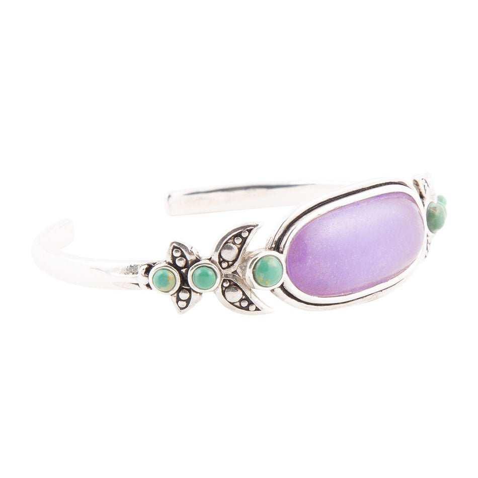 Emile Purple Quartz Sterling Silver Cuff Bracelet - Barse Jewelry - Flyclothing LLC