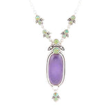 Emile Purple Quartz Sterling Silver Pendant Necklace - Barse Jewelry - Flyclothing LLC