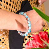 Empath’s Shield - Aqua Terra Jasper Bracelet - Conscious Items - Flyclothing LLC