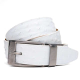 Domenico Belt White - Marco Di Milano - Flyclothing LLC