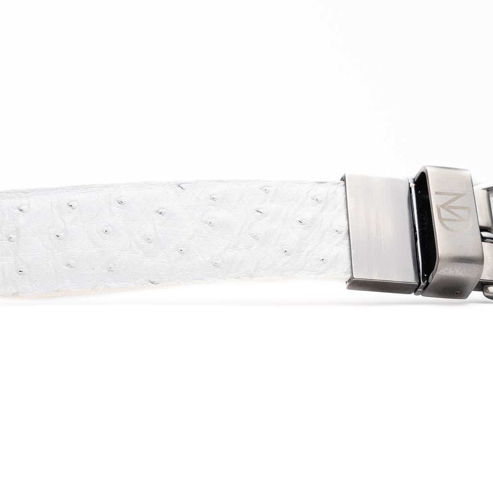 Domenico Belt White - Marco Di Milano - Flyclothing LLC