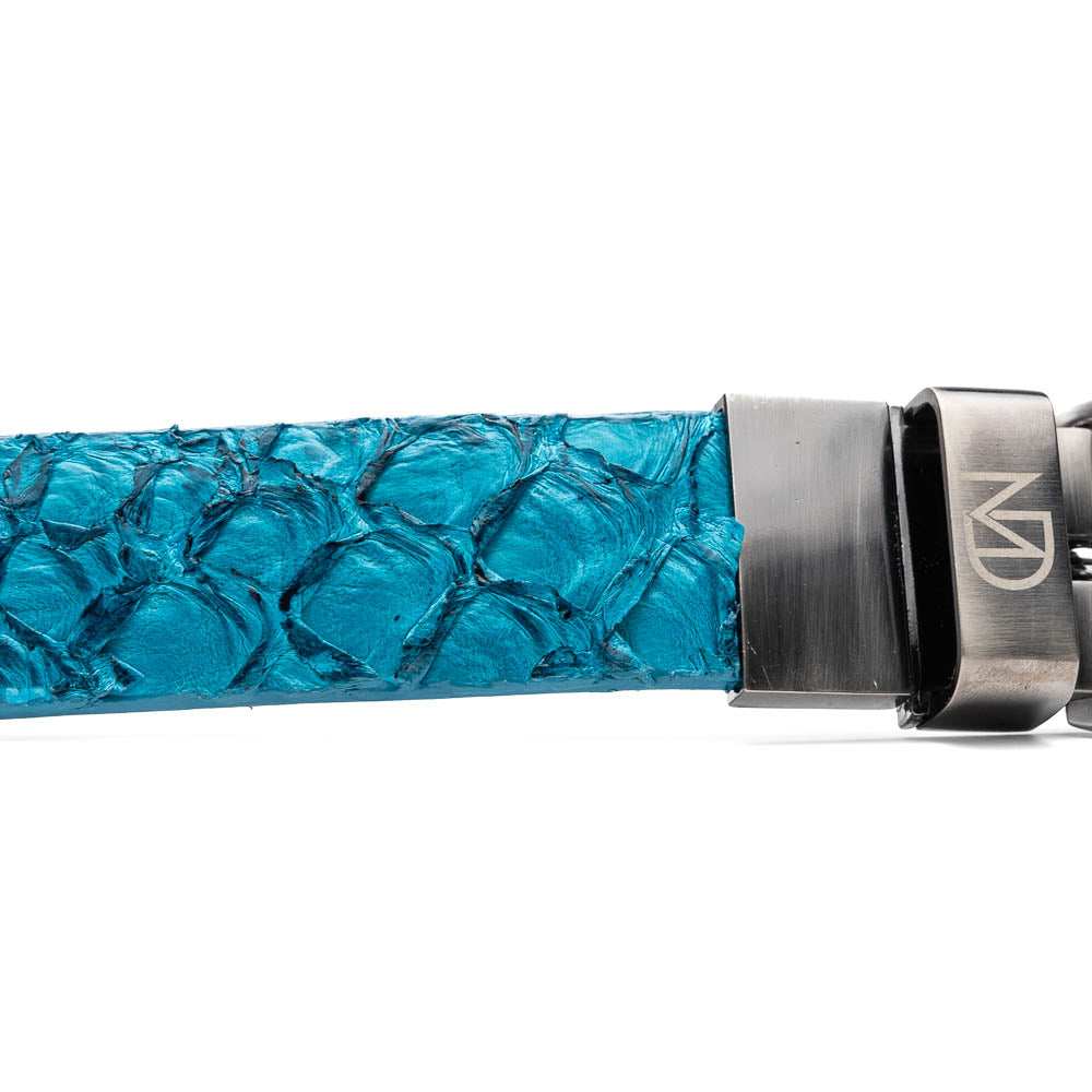 Olivieri Belt Caribbean Blue - Marco Di Milano - Flyclothing LLC