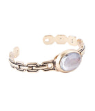 Etto Black Mother of Pearl Golden Cuff Bracelet - Barse Jewelry - Flyclothing LLC
