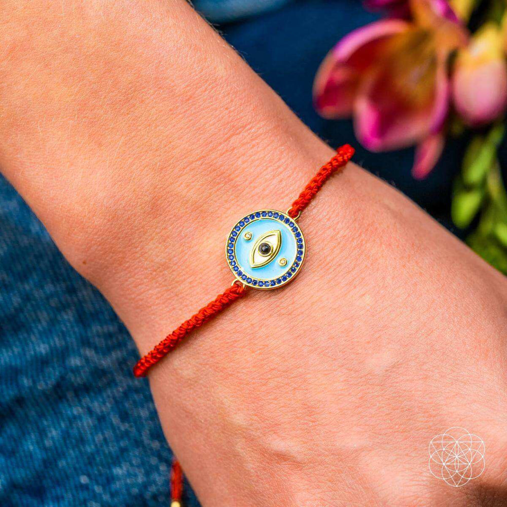 Evil Eye Guardian - Four-Strand Red String Bracelet - Conscious Items - Flyclothing LLC
