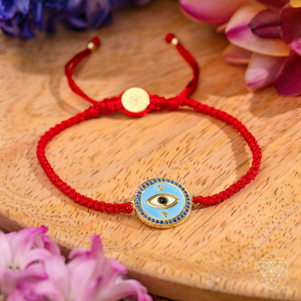 Evil Eye Guardian - Four-Strand Red String Bracelet - Conscious Items - Flyclothing LLC