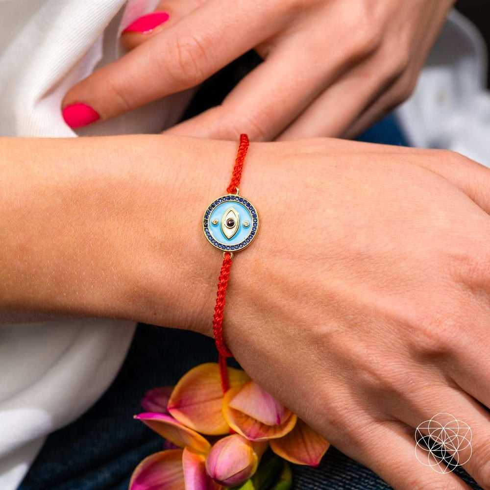 Evil Eye Guardian - Four-Strand Red String Bracelet - Conscious Items - Flyclothing LLC