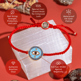 Evil Eye Guardian - Four-Strand Red String Bracelet - Conscious Items - Flyclothing LLC