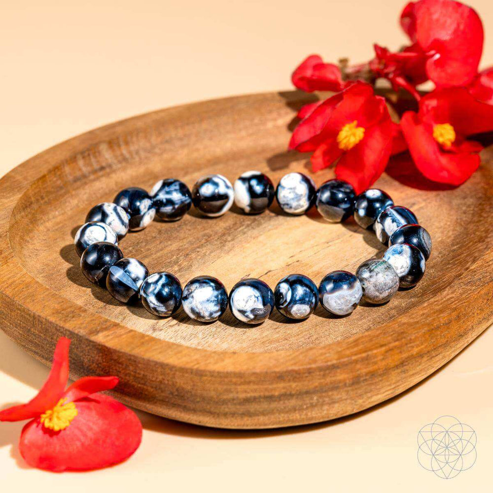 Exotic Orca Agate Bracelet of Deep Healing - Conscious Items - Flyclothing LLC