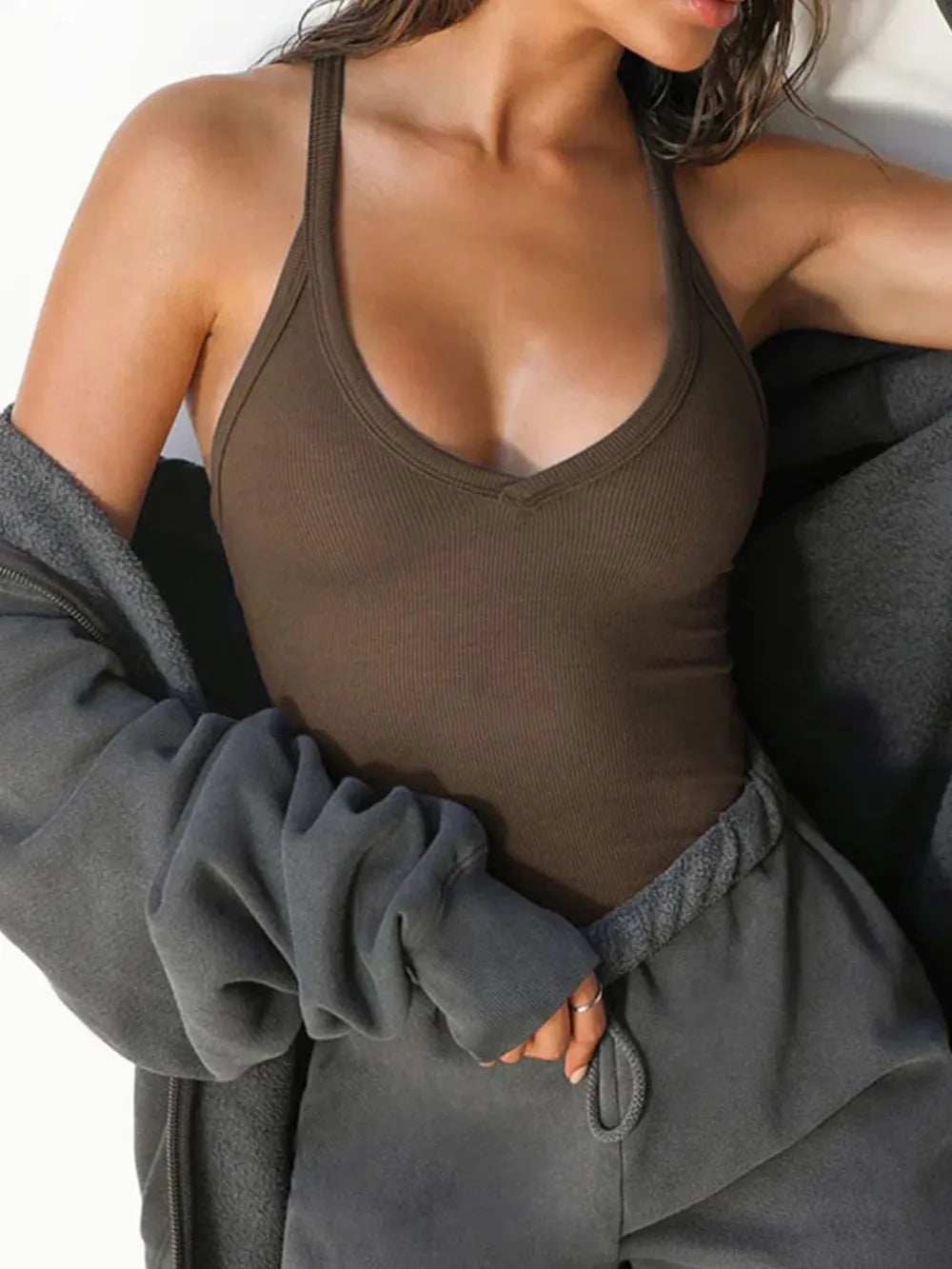 Devine Scoop Neck Tank - Trendsi - Flyclothing LLC