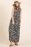 BOMBOM Leopard Maxi Dress with Pockets - Trendsi - Flyclothing LLC