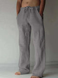 Men's Plus Size Drawstring Loose Fit Pants - Trendsi - Flyclothing LLC