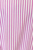 Striped Round Neck Three-Quarter Sleeve T-Shirt - Trendsi - Flyclothing LLC
