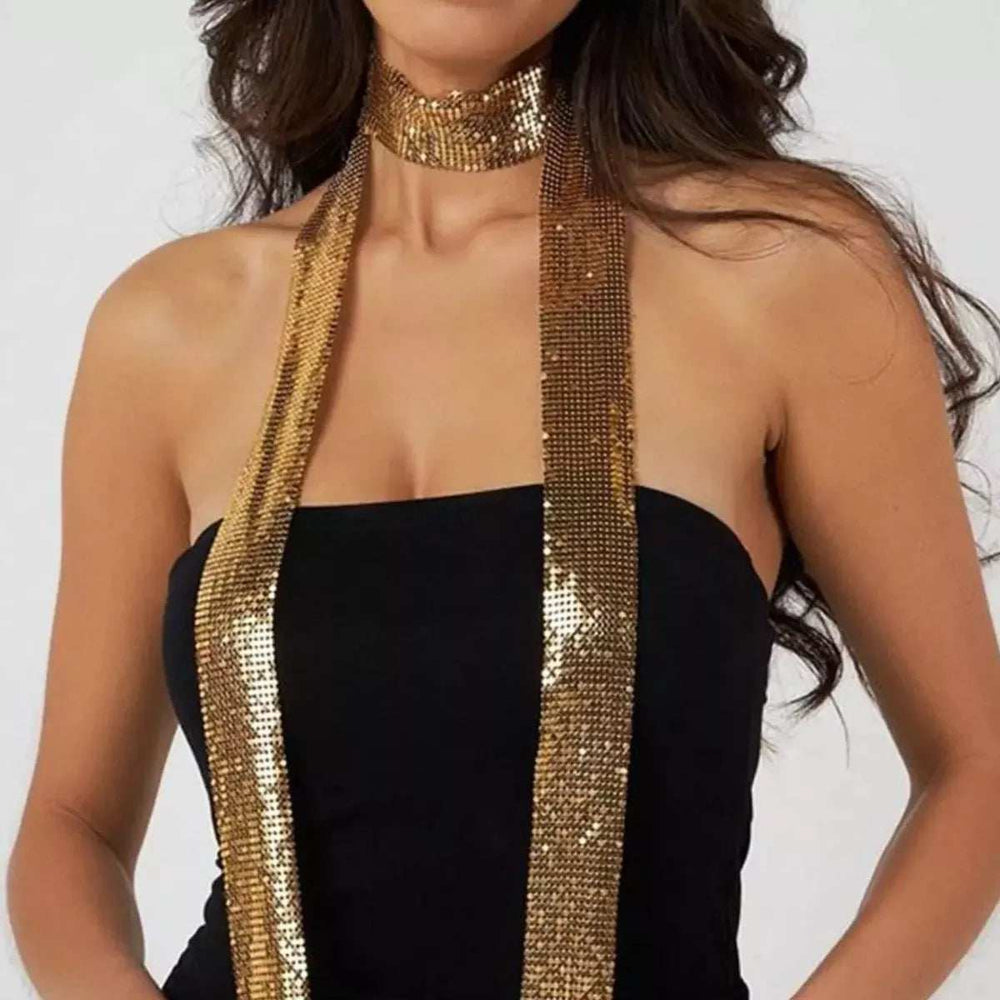 Sequin Glamour Scarf - Trendsi - Flyclothing LLC