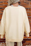 LOVE Patch Round Neck Sweater - Trendsi - Flyclothing LLC