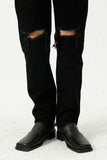Distressed Mid Rise Jeans with Pockets - Trendsi - Flyclothing LLC