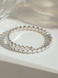 Stainless Steel Inlaid Zircon Bracelet - Trendsi - Flyclothing LLC