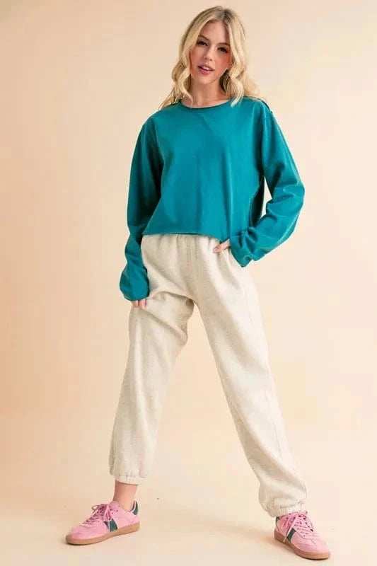 Aemi+Co Drawstring Elastic Waist Joggers - Trendsi - Flyclothing LLC