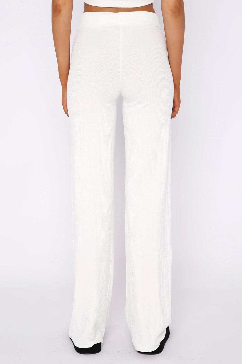 Round Neck Short Sleeve Top and Pants Set - Trendsi - Flyclothing LLC