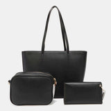 Nicole Lee USA 3-Piece Color Block Handbag Set - Trendsi - Flyclothing LLC