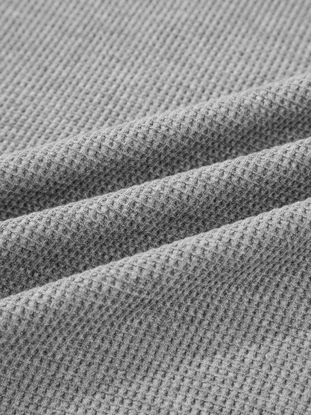 Waffle Splicing Zip Up Front Button Hooded Jacket - Trendsi - Flyclothing LLC