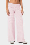 Striped Wide Leg Pants - Trendsi - Flyclothing LLC