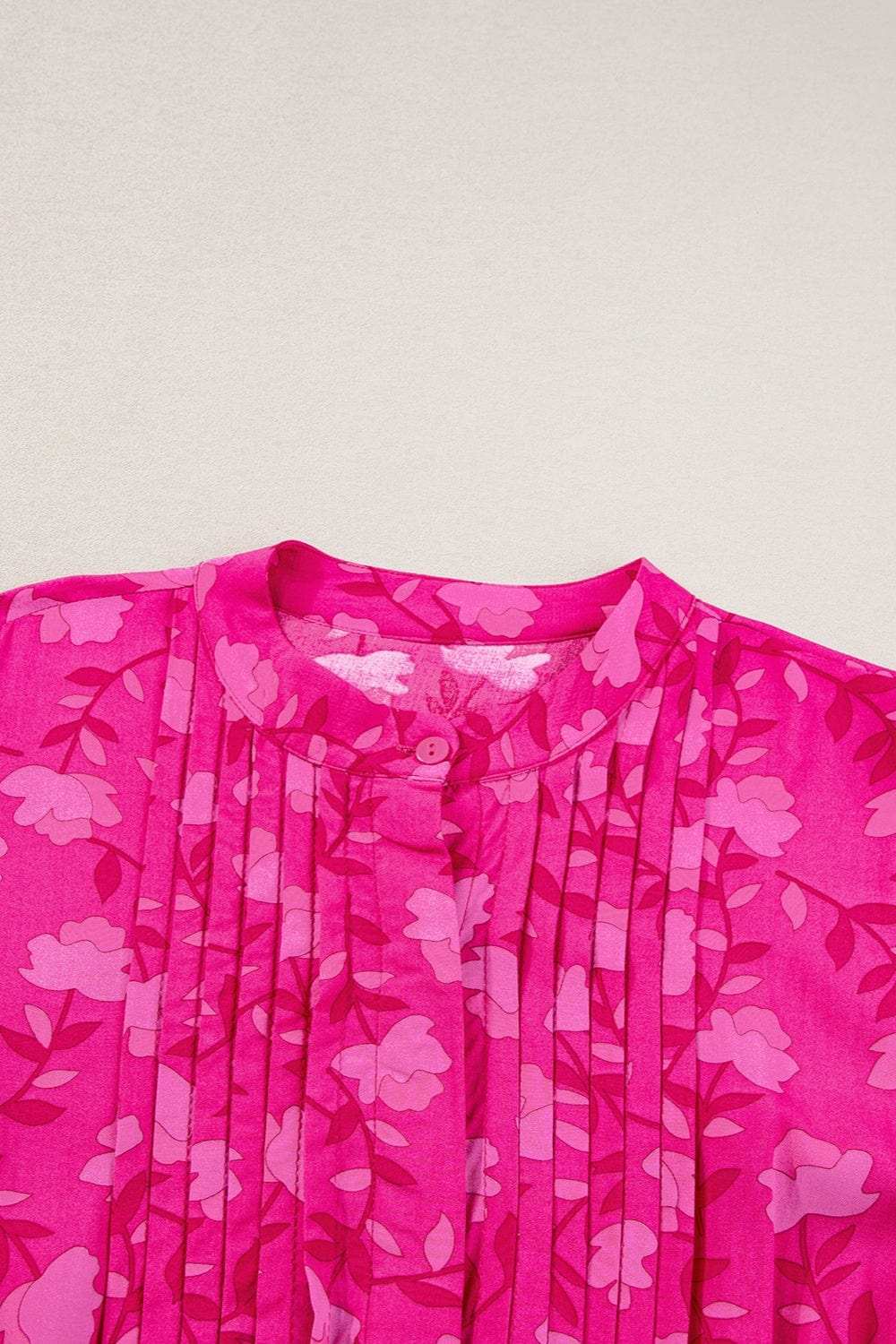 Drawstring Printed Short Sleeve Midi Dress - Trendsi - Flyclothing LLC