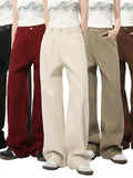 Pocketed Wide Leg Men's Jeans - Trendsi - Flyclothing LLC