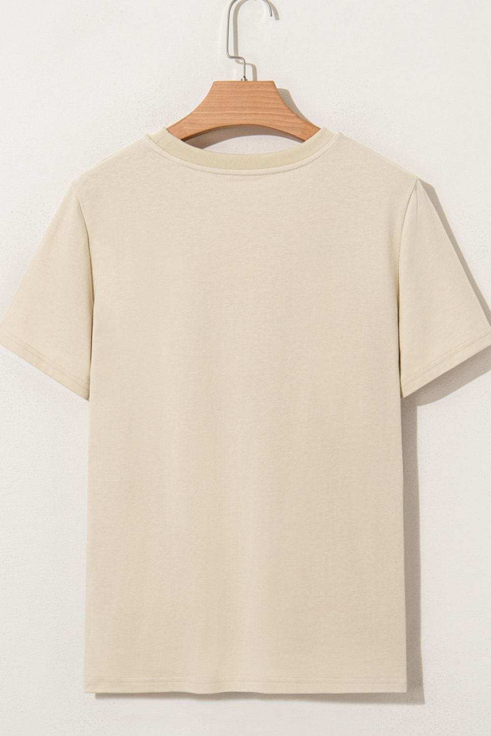 LIVE YOUR BEST LIFE Western Graphic Short Sleeve T-Shirt - Trendsi - Flyclothing LLC