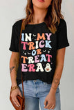 Letter Graphic Round Neck Short Sleeve T-Shirt - Trendsi - Flyclothing LLC