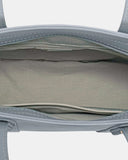 David Jones Leather Tote Bag with Gold Hardware - Trendsi - Flyclothing LLC