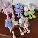 Printed Animal Shaped Hair Scrunchy - Trendsi - Flyclothing LLC