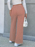 Lovelet Striped Wide Leg Pants - Trendsi - Flyclothing LLC