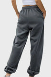 Elastic Waist Joggers with Pockets - Trendsi - Flyclothing LLC
