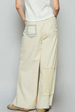 POL Raw Hem Star Patch Wide leg Pants - Trendsi - Flyclothing LLC