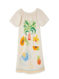 Frill Printed Off-Shoulder Dress - Trendsi - Flyclothing LLC