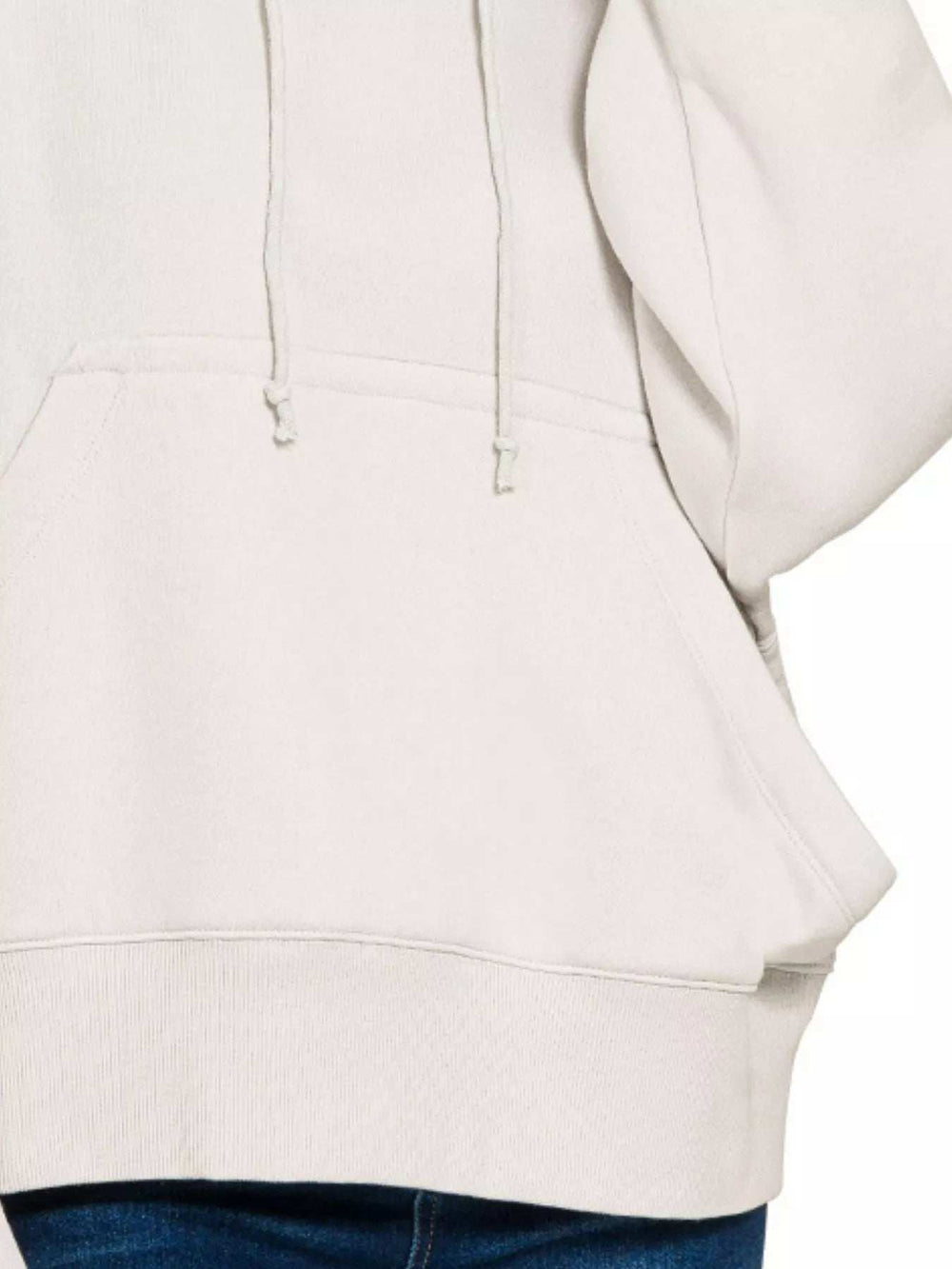 Zenana Oversized Fleece Kangaroo Pocket Hoodie - Trendsi - Flyclothing LLC