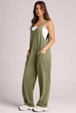 Wide Strap Jumpsuit with Pockets - Trendsi - Flyclothing LLC