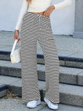 Lovelet Striped Wide Leg Pants - Trendsi - Flyclothing LLC