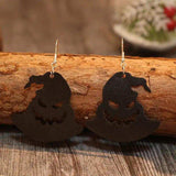 PU Leather Hat Shape Earrings - Trendsi - Flyclothing LLC