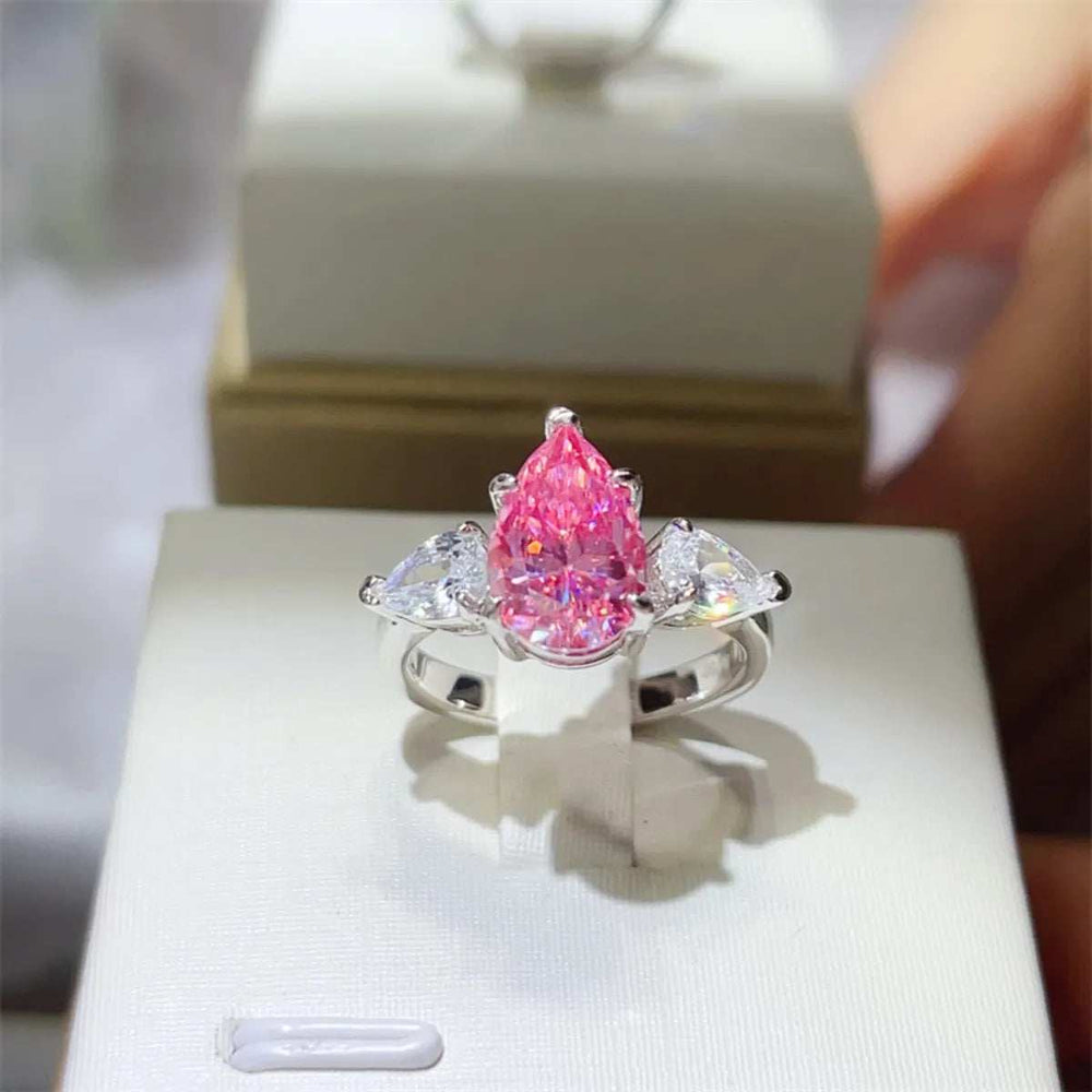 2 Carat 925 Sterling Silver Moissanite Ring - Trendsi - Flyclothing LLC