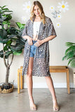 Heimish Full Size Leopard Open Front Cardigan Plus Size - Trendsi - Flyclothing LLC