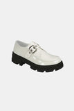 Forever Link Buckled Platform Lug Sole Loafers - Trendsi - Flyclothing LLC
