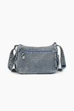 Adjustable Strap Denim Crossbody Bag - Trendsi - Flyclothing LLC