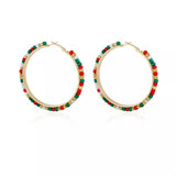18K Gold-Plated Hoop Earrings - Trendsi - Flyclothing LLC