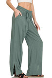 Zenana Linen Drawstring Pants - Trendsi - Flyclothing LLC