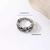Halloween Skull Alloy Ring - Trendsi - Flyclothing LLC