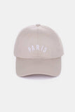 Zenana PARIS Embroidered Baseball Cap - Trendsi - Flyclothing LLC